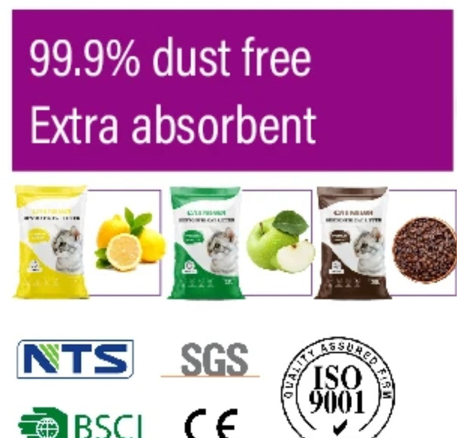 Cat New Cat litter lemon scent  22 lb