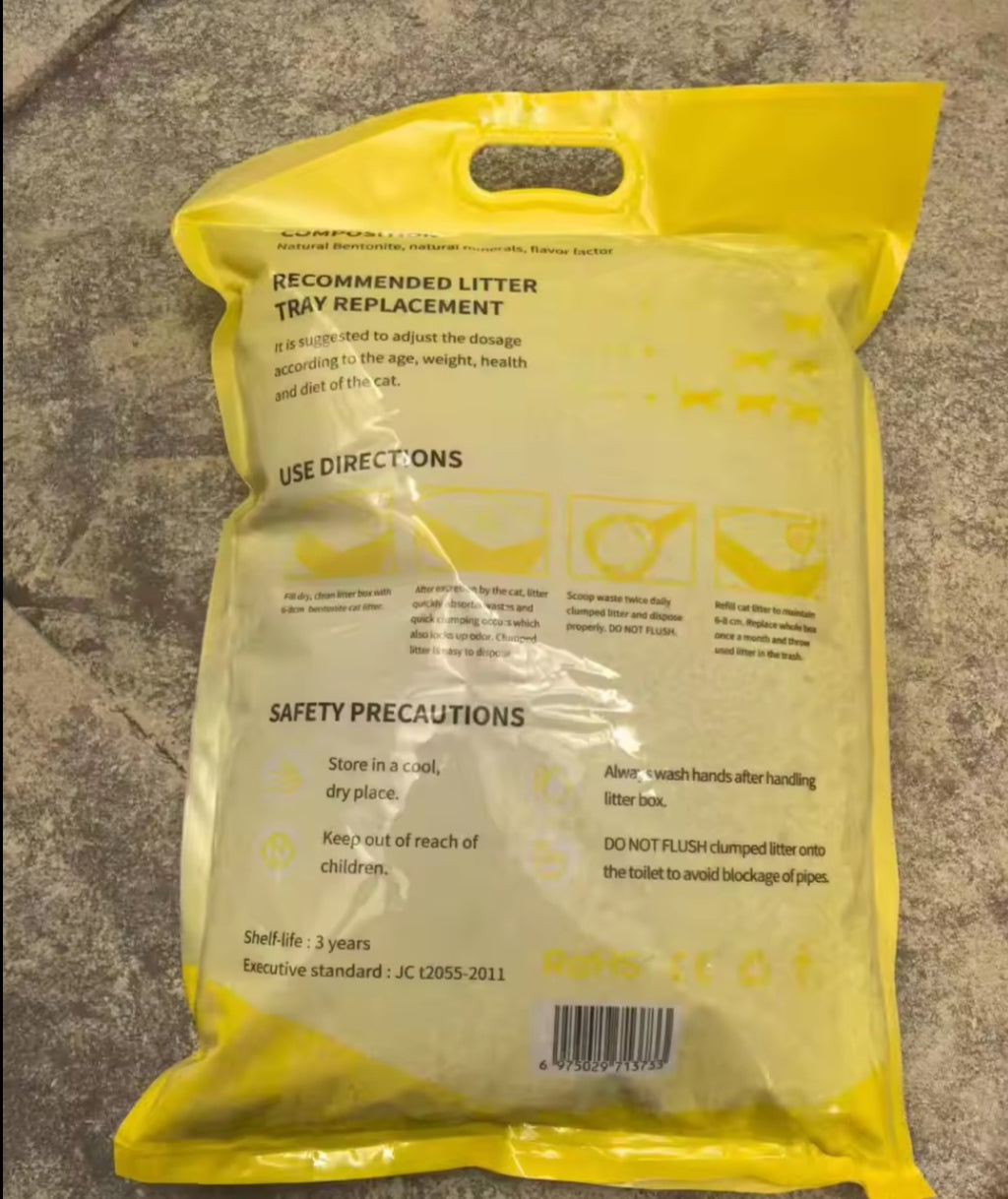 Cat New Cat litter lemon scent  22 lb