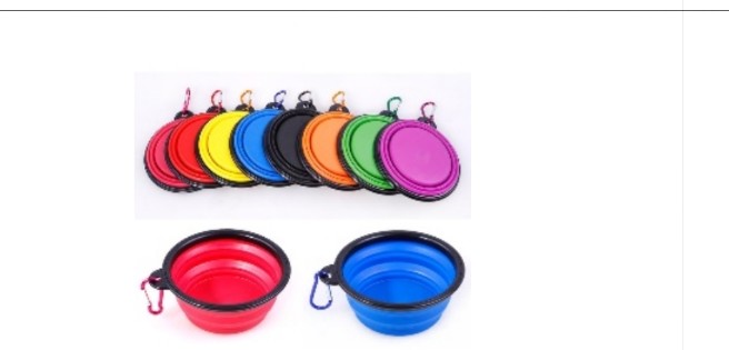 Silicone Travel Bowl dog bowl