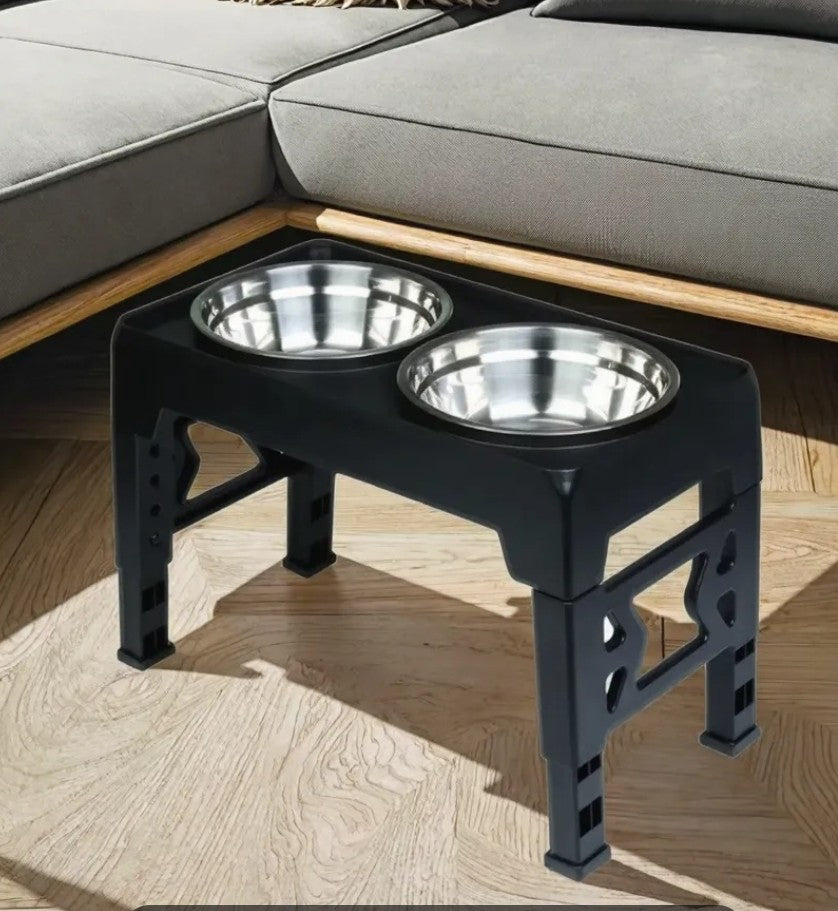 Elevated Stainless  Steel  Dog Bowls medium and Large Breed