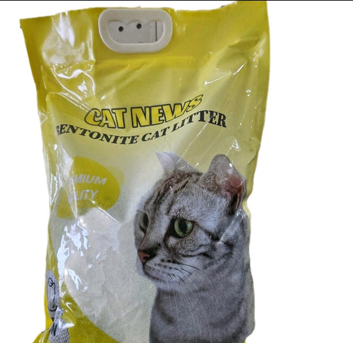 Cat News Bentonite Cat Litter  Lemon Sent 10 Lb